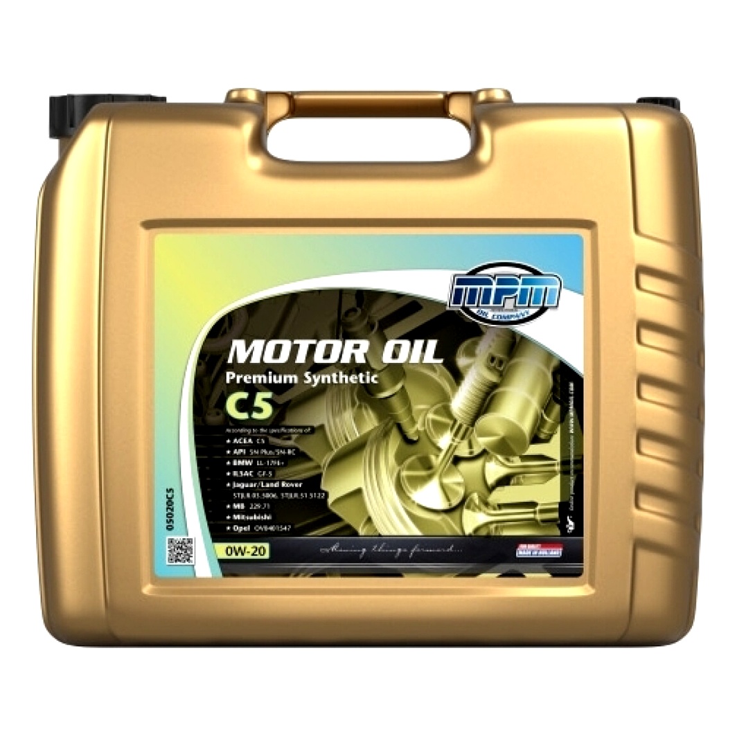 Моторна олива MPM Premium Synthetic C5 0W-20 20 л (05020C5) - zapix
