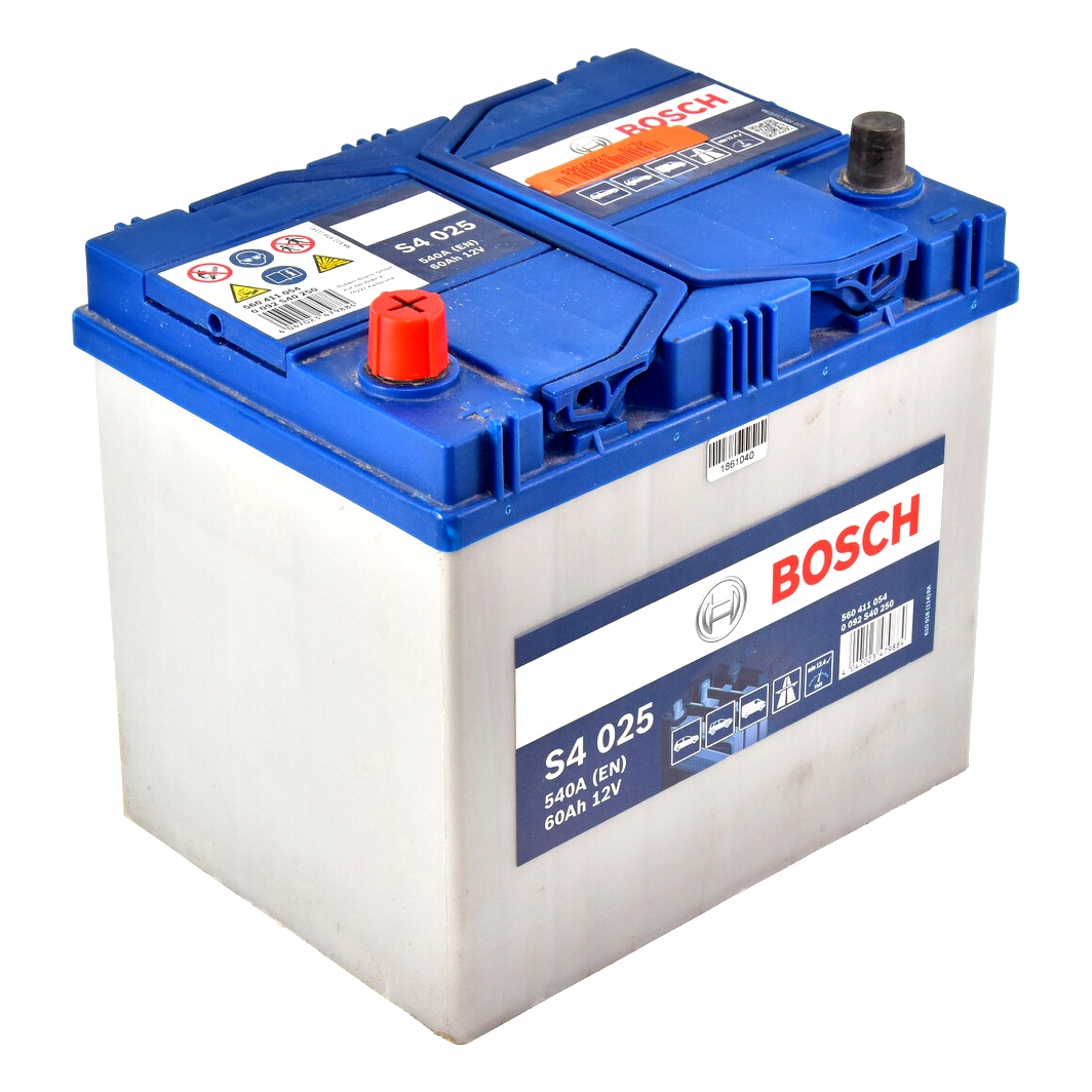 Акумулятор BOSCH S4 Silver 12V 60Ah 540A L+ 0092S40250 - zapix