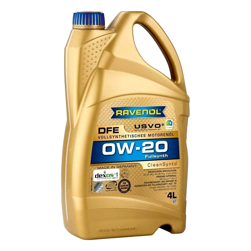 Моторна олива RAVENOL DFE 0W-20 4 л (1111109004) - zapix
