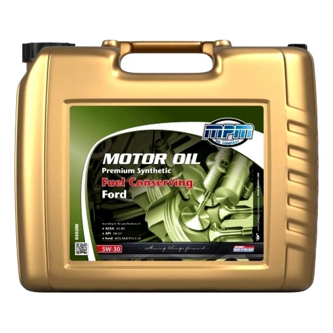 Моторна олива MPM Premium Synthetic Fuel Conserving Ford 5W-30 20 л (05020E) - zapix