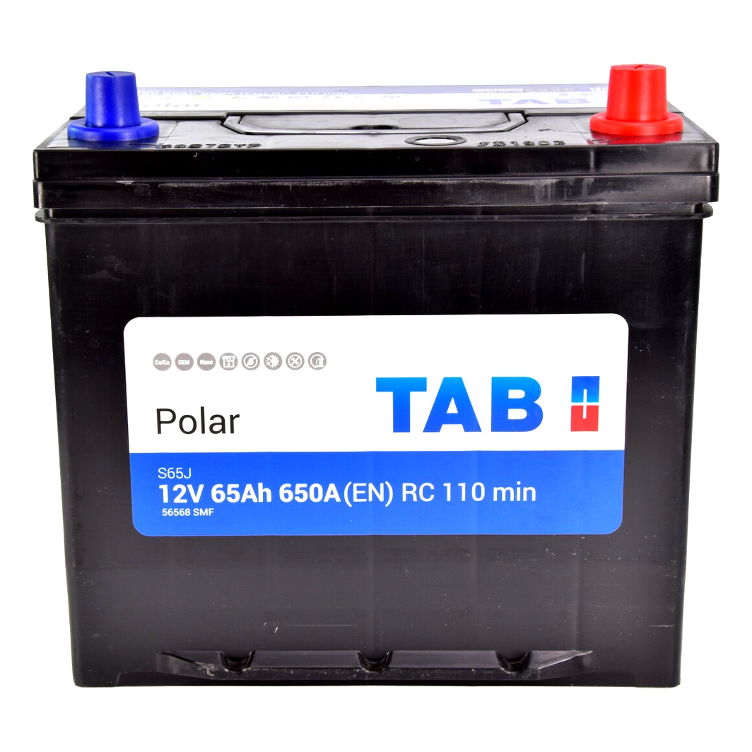 Акумулятор TAB Polar S JIS 12V 65Ah 650A R+ 246865 - zapix
