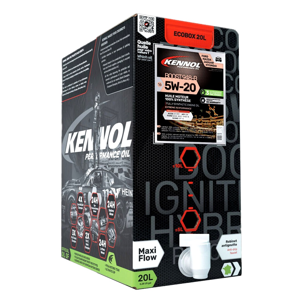 Моторное масло KENNOL Boost 948-B 5W-20 20 (box) л (193667B) - zapix