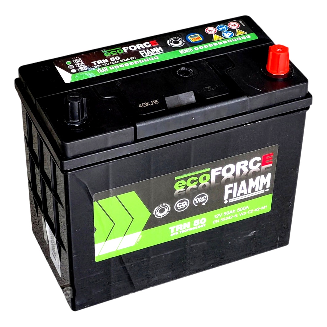 Акумулятор FIAMM Ecoforce AFB 12V 50Ah 500A R+ TRN50 - zapix