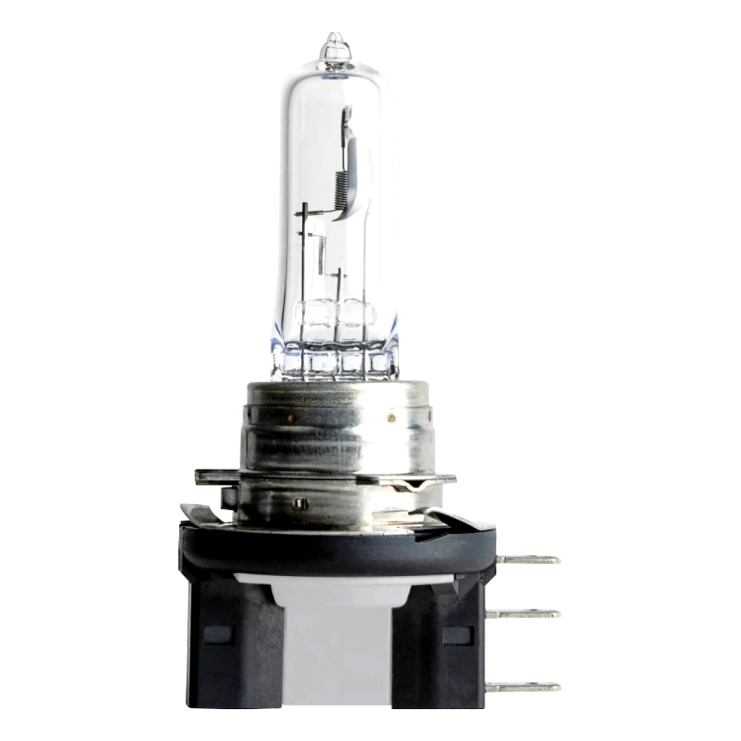 Автолампа галогенова PHILIPS Standard H15 PGJ23T-1 15W 12V прозора 12580C1 - zapix