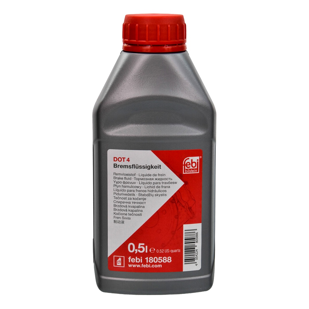 Гальмівна рідина FEBI BILSTEIN DOT 4 Bremsflussigkeit пластик 0.5 л 180588 - zapix