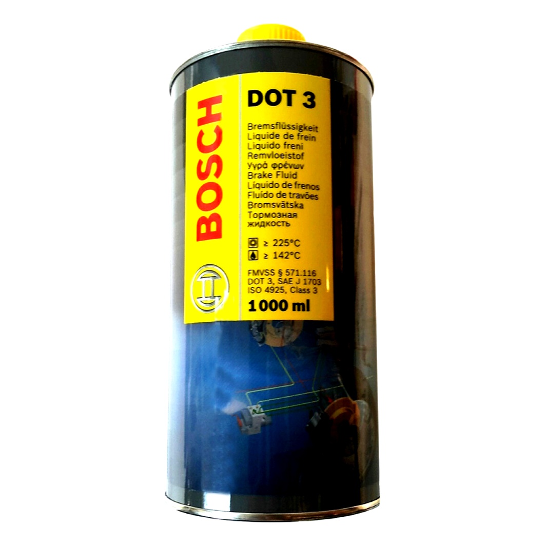Гальмівна рідина BOSCH DOT 3 метал 1 л 1987479033 - zapix