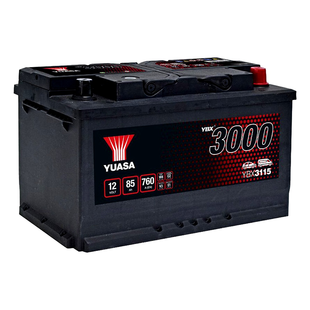Акумулятор YUASA YBX 3000 12V 85Ah 760A R+ YBX3115 - zapix