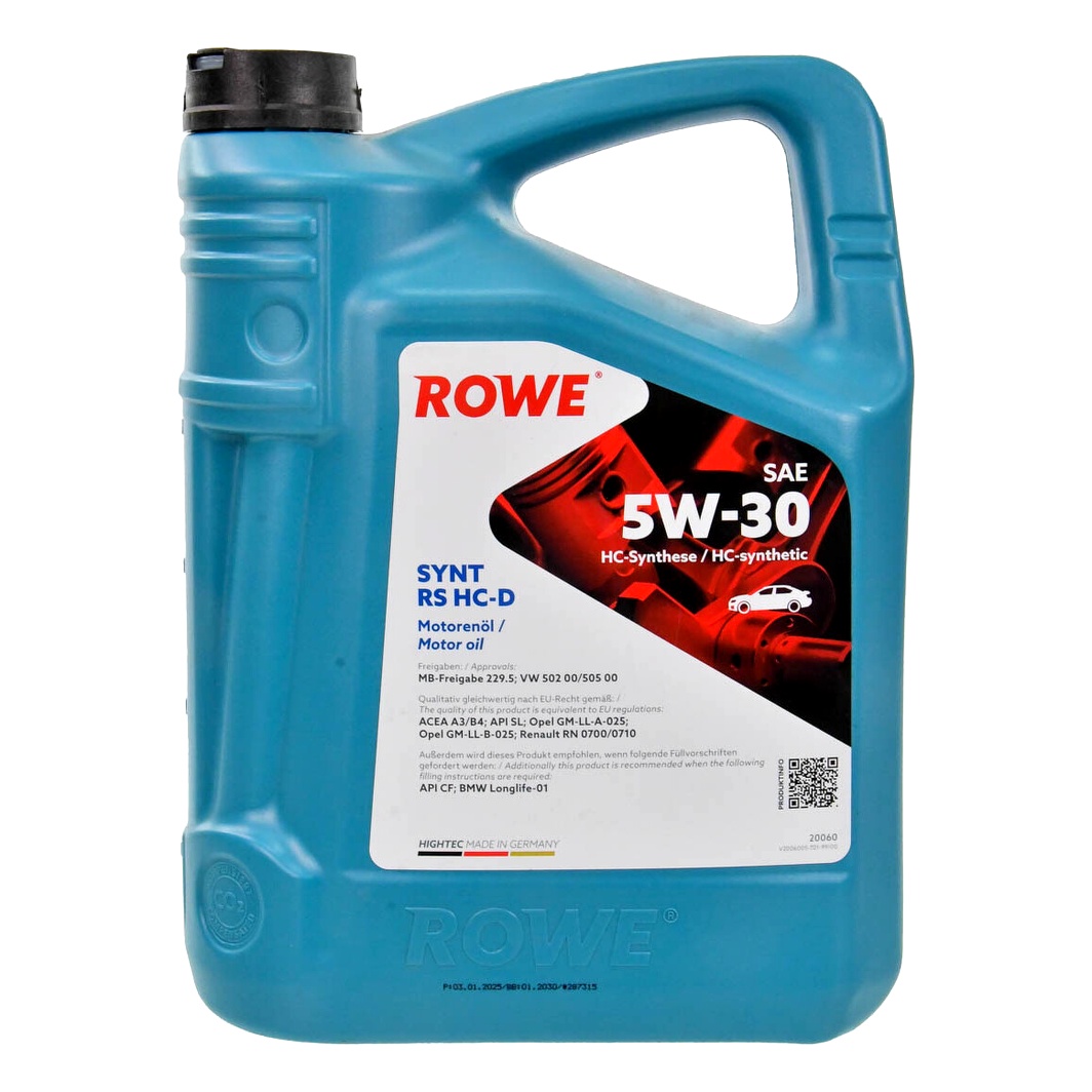 Моторна олива ROWE Synt RS HC-D 5W-30 5 л (20060005099) - zapix
