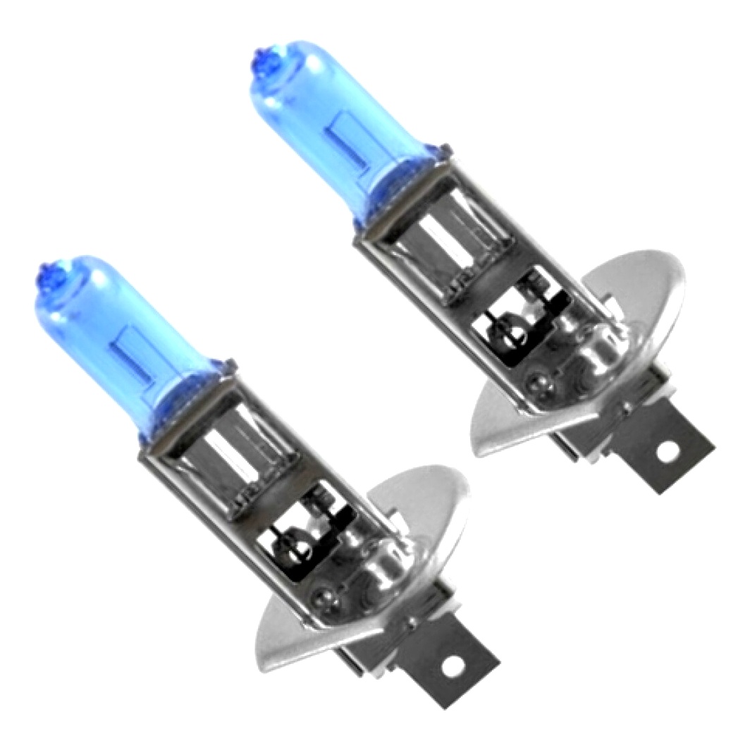 Автолампа галогенова SOLAR StarBlue H1 P14.5s 55W 12V темно-блакитна 1241S2 - zapix