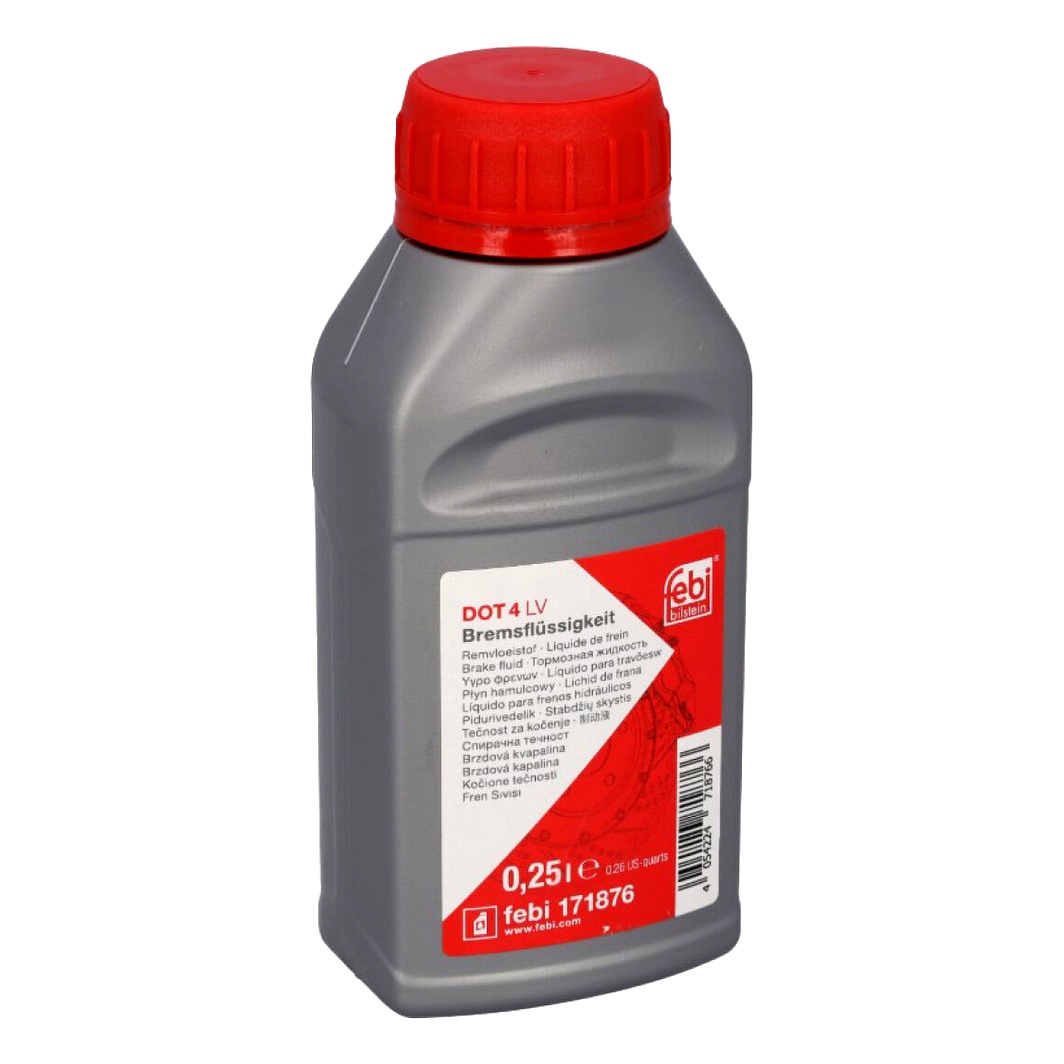 Гальмівна рідина FEBI BILSTEIN DOT 4 LV пластик 0.25 л 171876 - zapix
