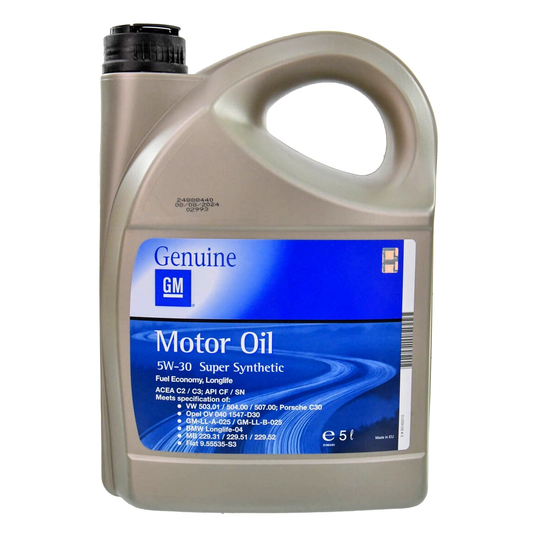 Моторное масло GM Super Synthetic 5W-30 5 л (93165010) - zapix