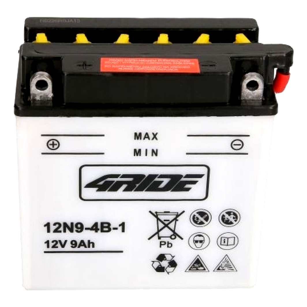 Акумулятор 4RIDE 12V 9Ah 85A L+ 12N94B1 - zapix