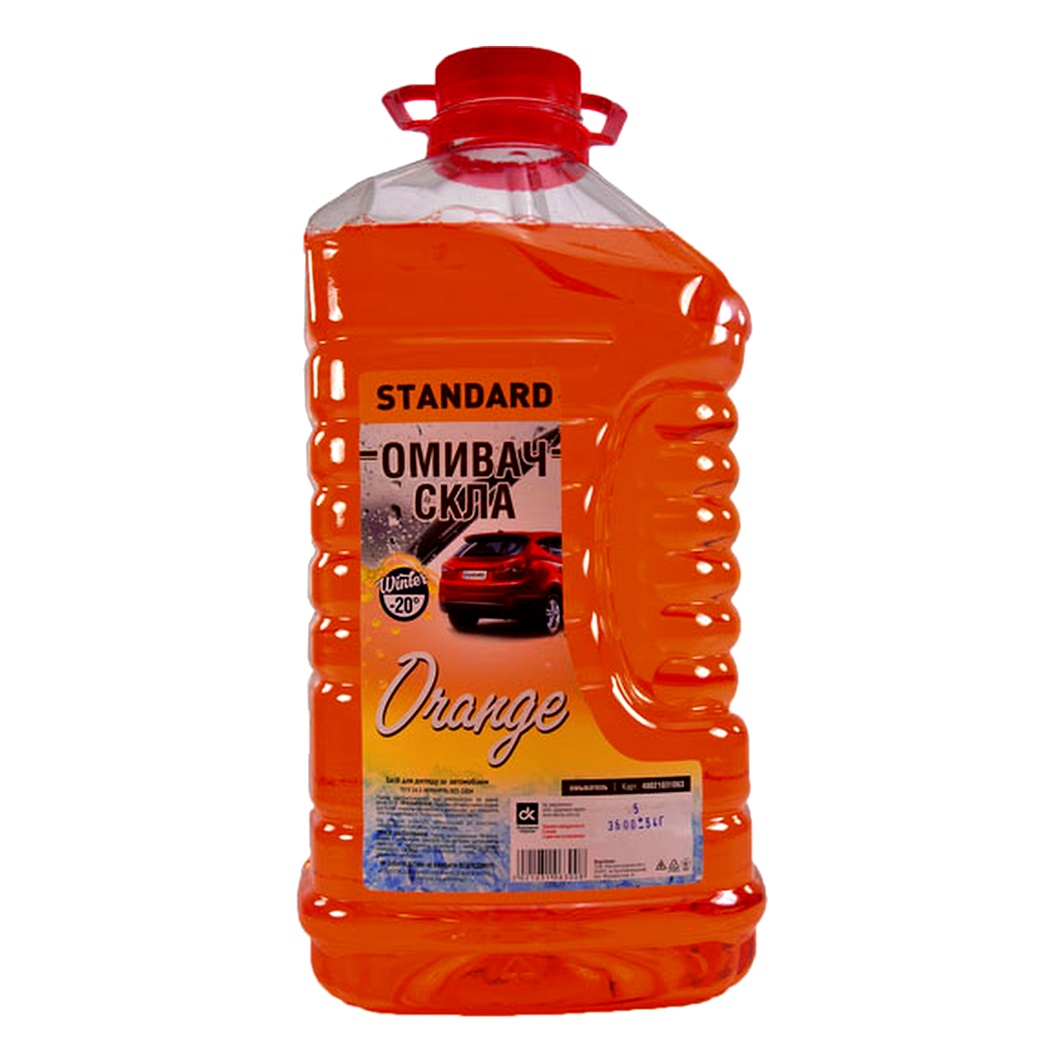 Омивач скла готовий зимовий -20°С ДОРОЖНЯ КАРТА Standard апельсин 4 л 48021031063 - zapix