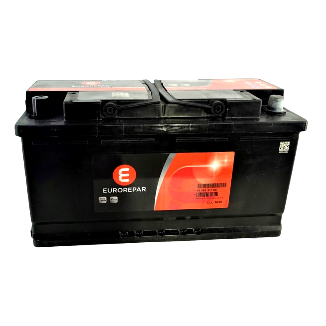 Акумулятор EUROREPAR AGM Start Stop 12V 95Ah 850A R+ 1648431580 - zapix