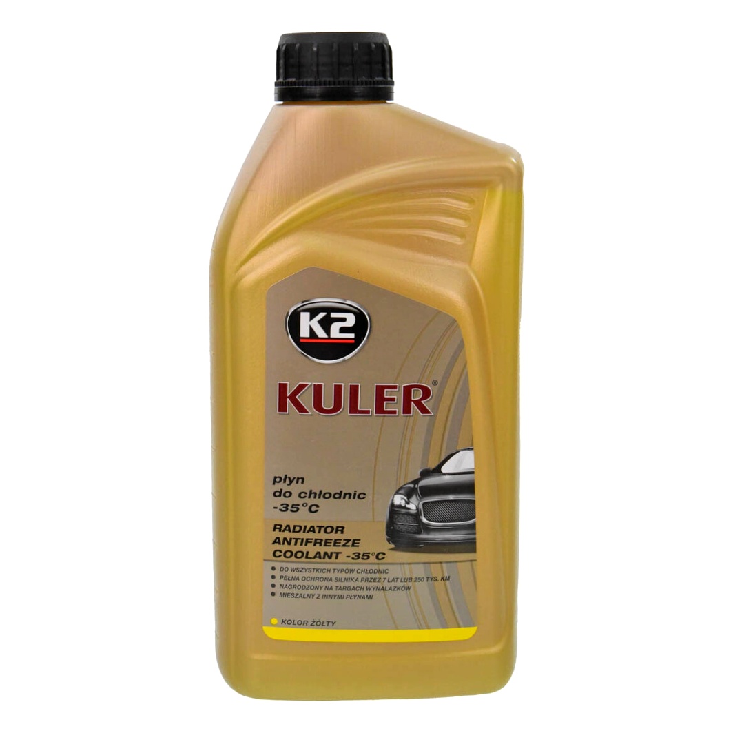 Готовий антифриз K2 Kuler жовтий -35 °C 1 л (T201Y) - zapix