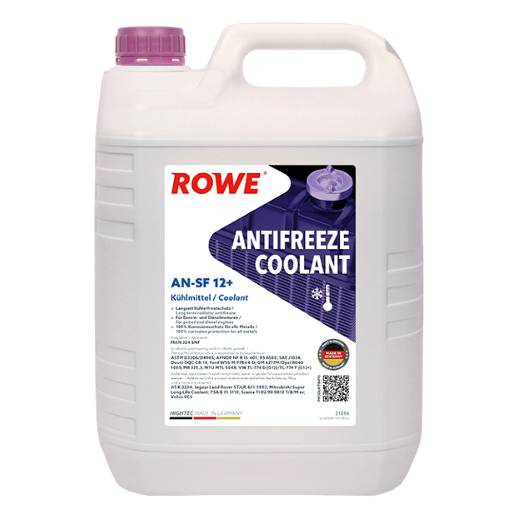 Концентрат антифризу ROWE Hightec Antifreeze AN-SF фіолетовий G12+ 5 л (21014005099) - zapix