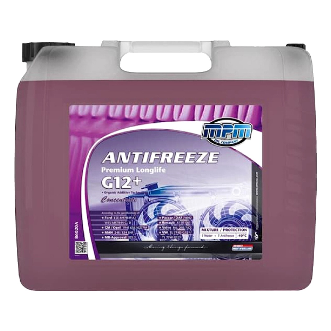 Концентрат антифризу MPM Long Life Premium Coolant фіолетовий G12+ -40 °C 20 л (86020A) - zapix