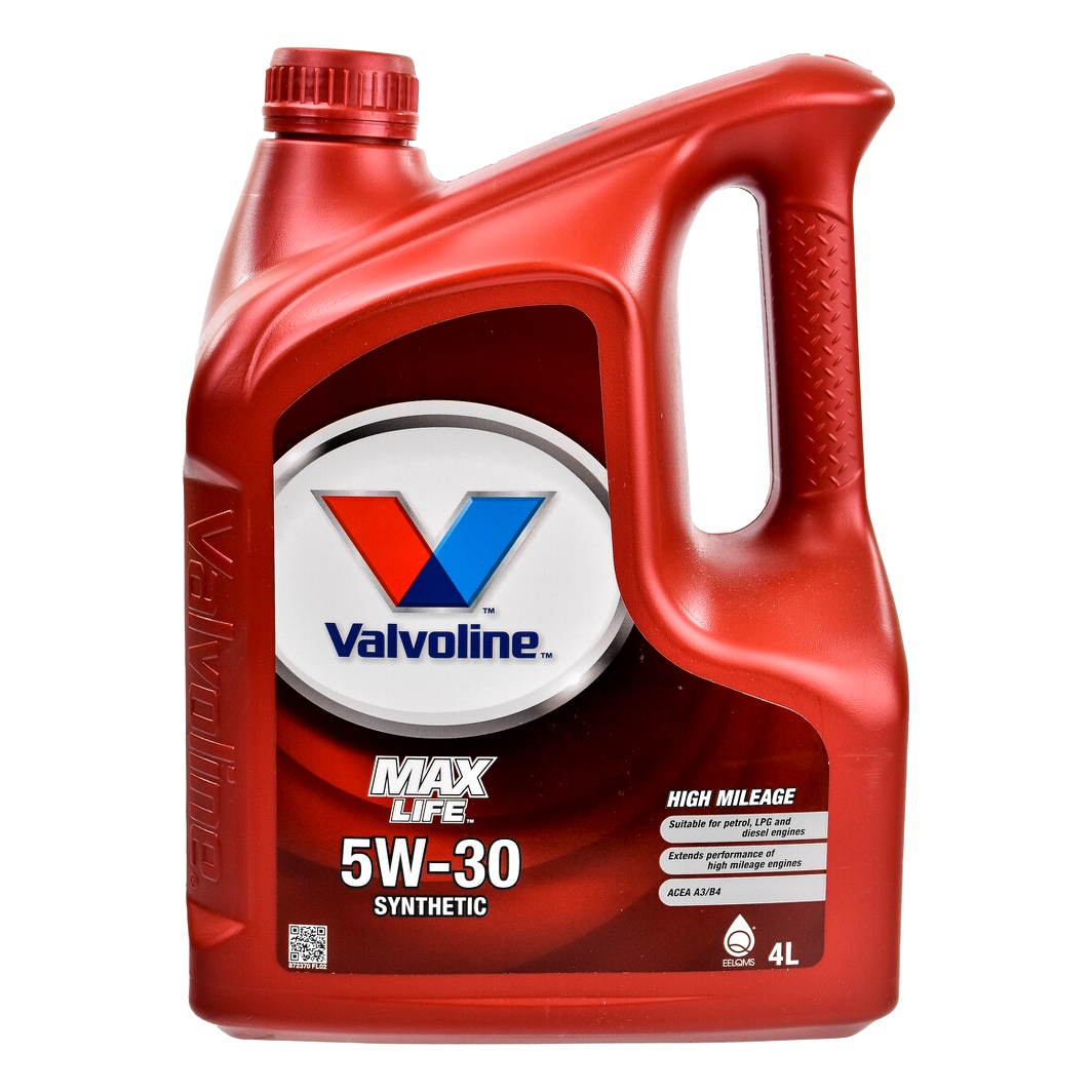 Моторное масло VALVOLINE MaxLife 5W-30 4 л (872370) - zapix