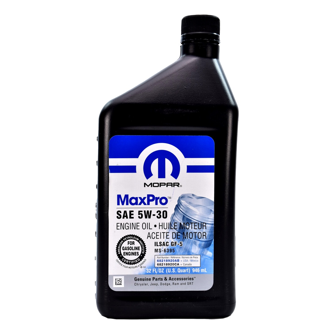 Моторное масло MOPAR MaxPro 5W-30 0.95 л (68218920AB) - zapix