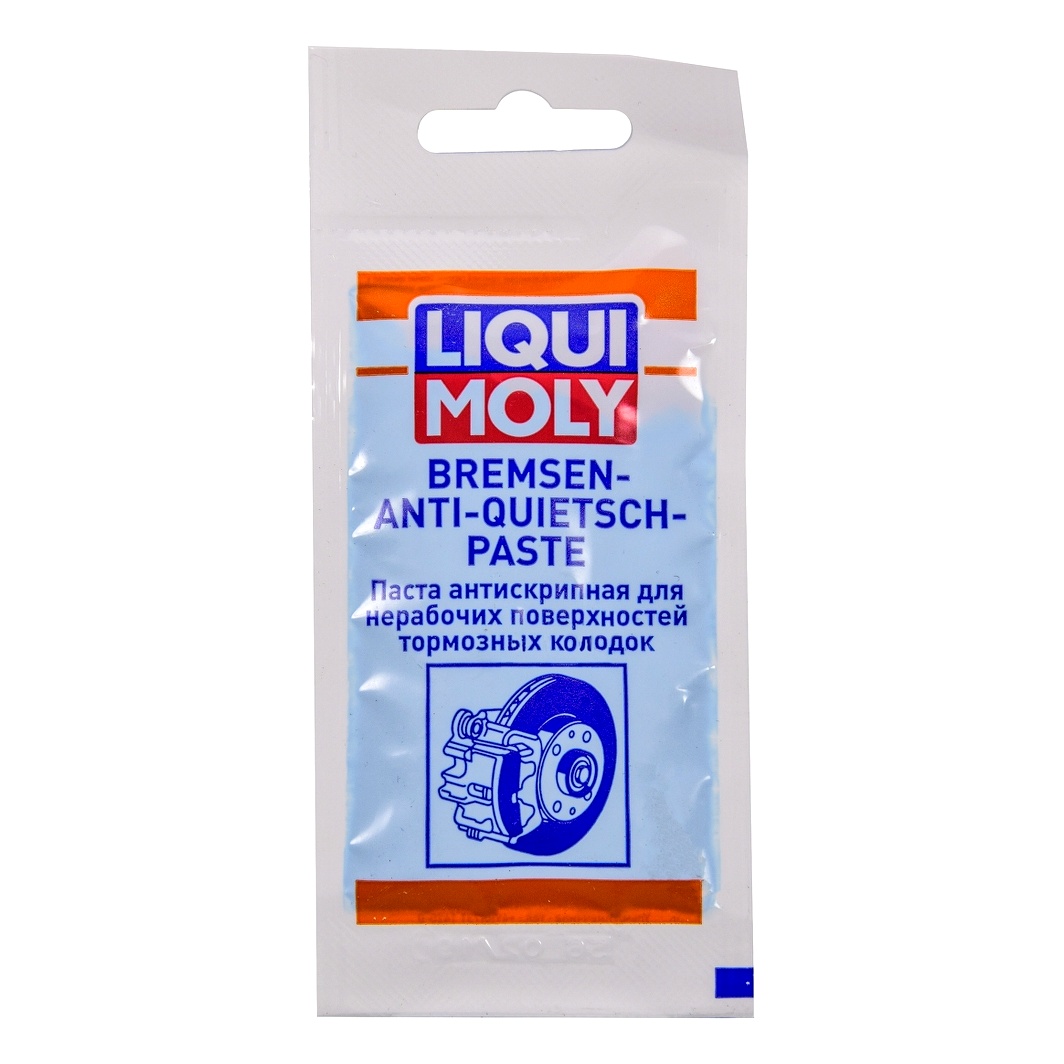 Смазка синтетическая LIQUI MOLY Bremsen-Anti-Quietsch-Paste для тормозов 10 мл (7585) - zapix