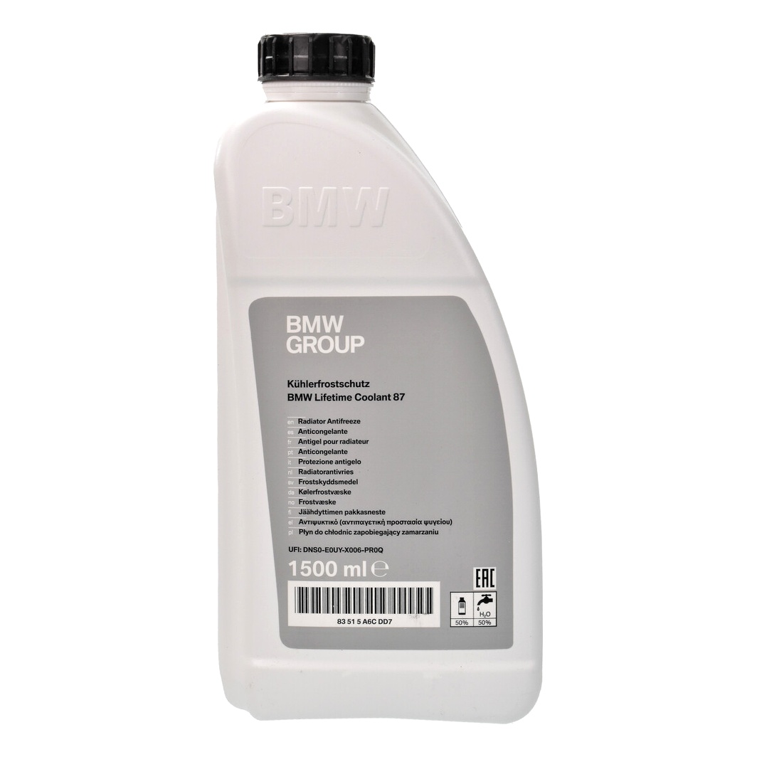 Концентрат антифризу BMW / MINI Lifetime Coolant 87 синій 1.5 л (83515A6CDD7) - zapix