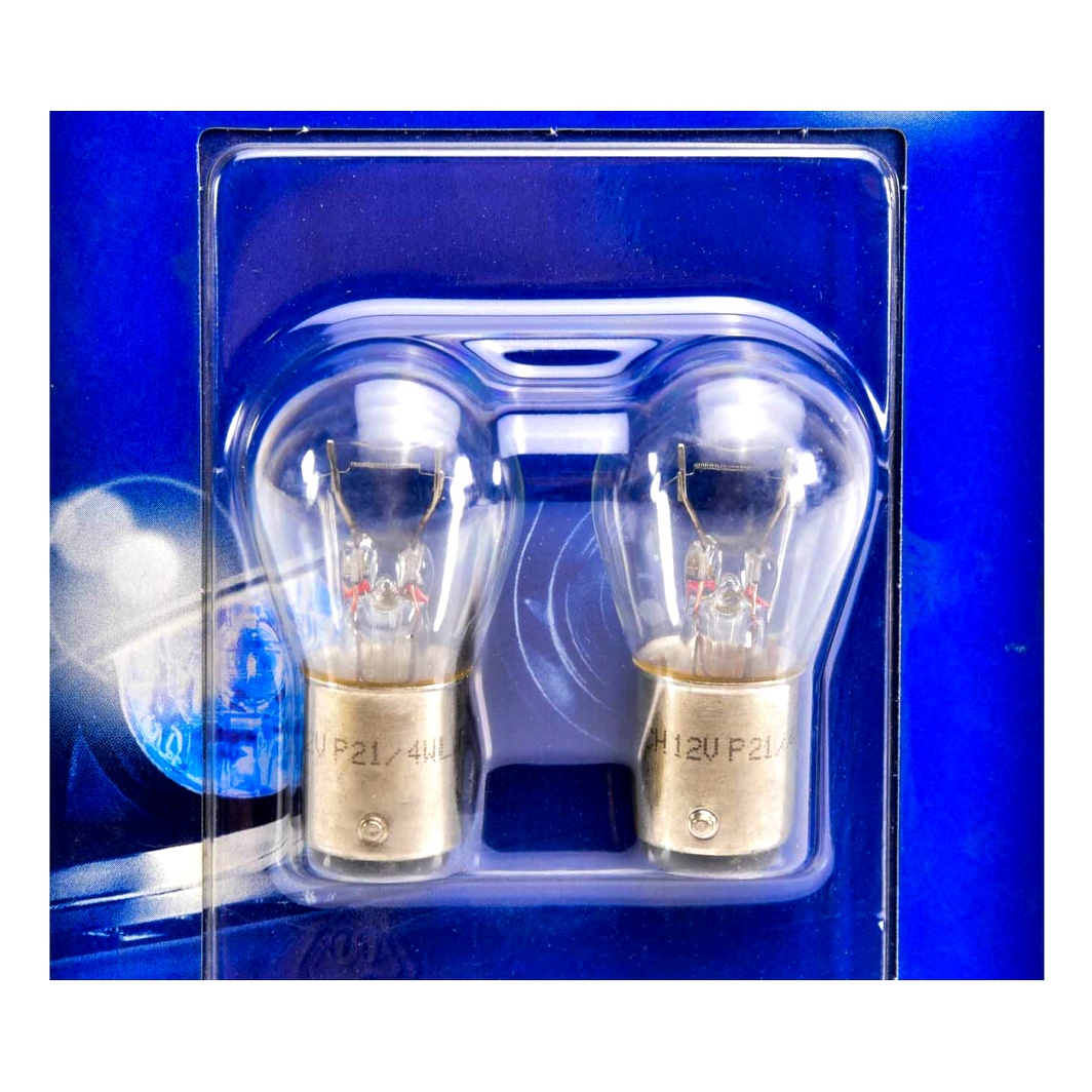 Автолампа розжарювання BOSCH Pure Light P21/4W BAZ15d 4W 12V прозора 1987301015 - zapix
