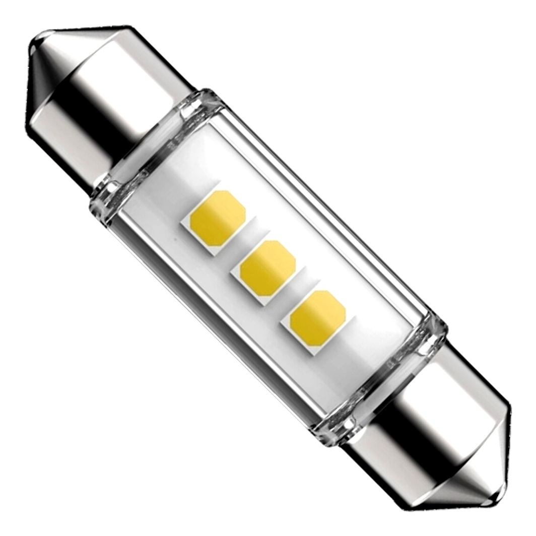 Автолампа LED (светодиодная) PHILIPS Ultinon Pro7000 C5W SV8.5 1W 12V желтая 11854CU70X1 - zapix