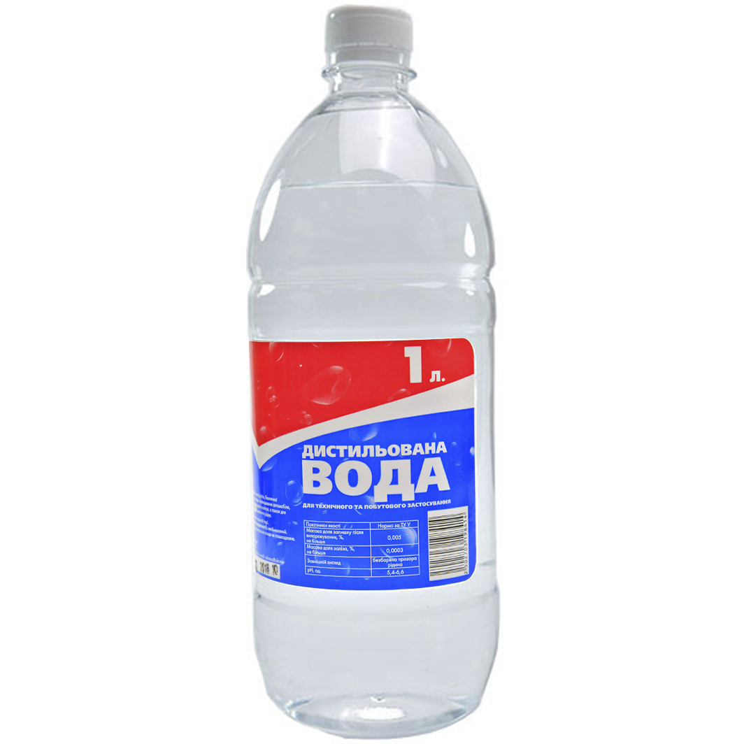 Дистиллированная вода AD 1 л VODA1L - zapix