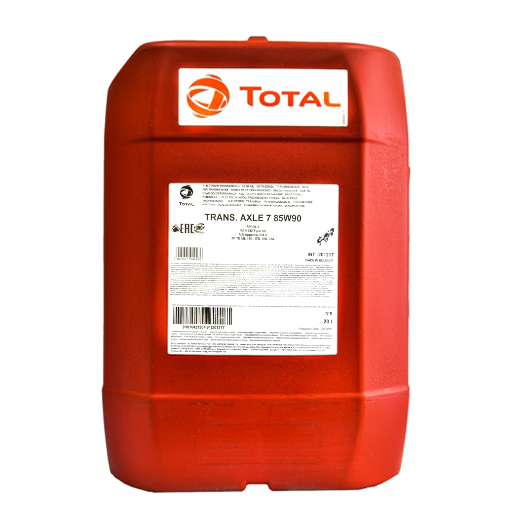 Трансмісійна олива TOTAL AXLE 7 GL-5 85W-90 20 л TRANSAXLE785W9020L - zapix