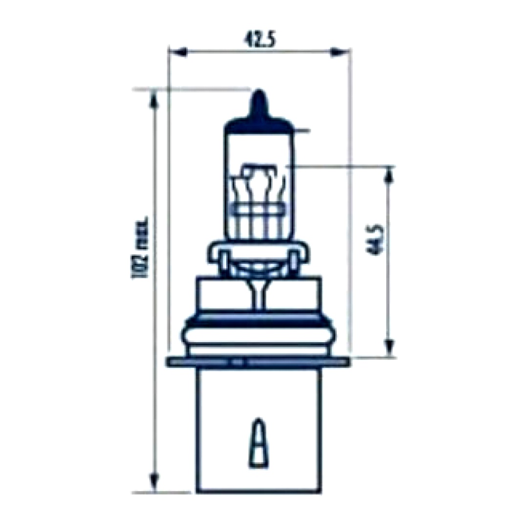 Автолампа галогеновая NARVA HB5 PX29T 55W 12V прозрачная 48007 - zapix