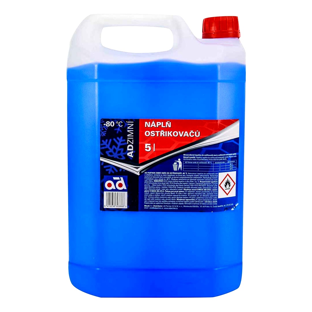 Омыватель стекла концентрат зимний -80°С AD 5 л SCREENWASH805L - zapix