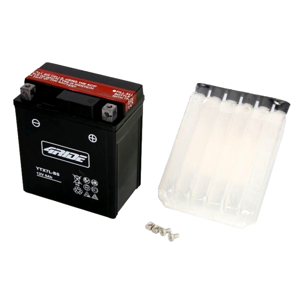 Акумулятор 4RIDE 12V 6Ah 90A R+ YTX7LBS - zapix