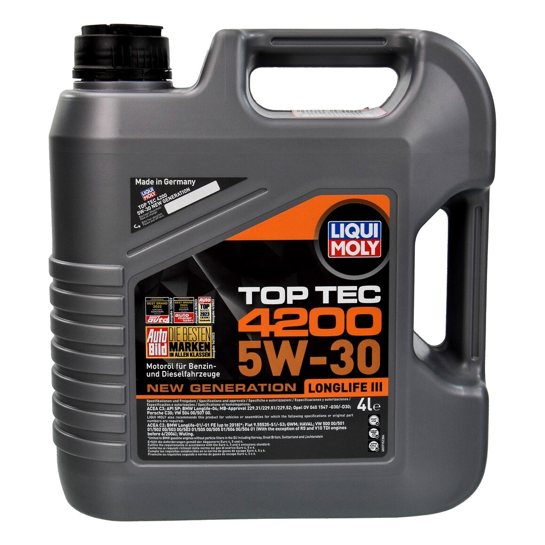 Моторна олива LIQUI MOLY Top Tec 4200 5W-30 4 л (3715) - zapix