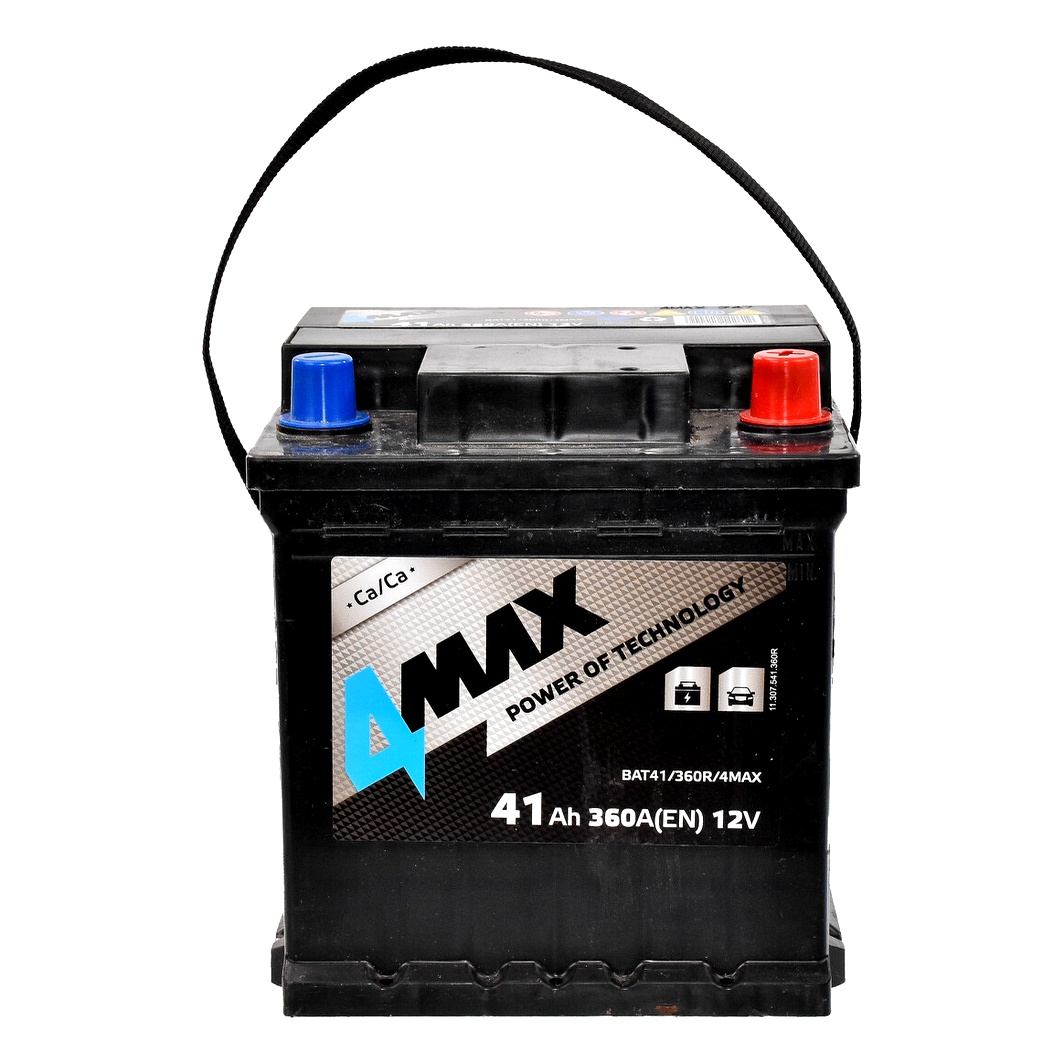 Акумулятор 4MAX 12V 41Ah 360A R+ BAT41360R4MAX - zapix