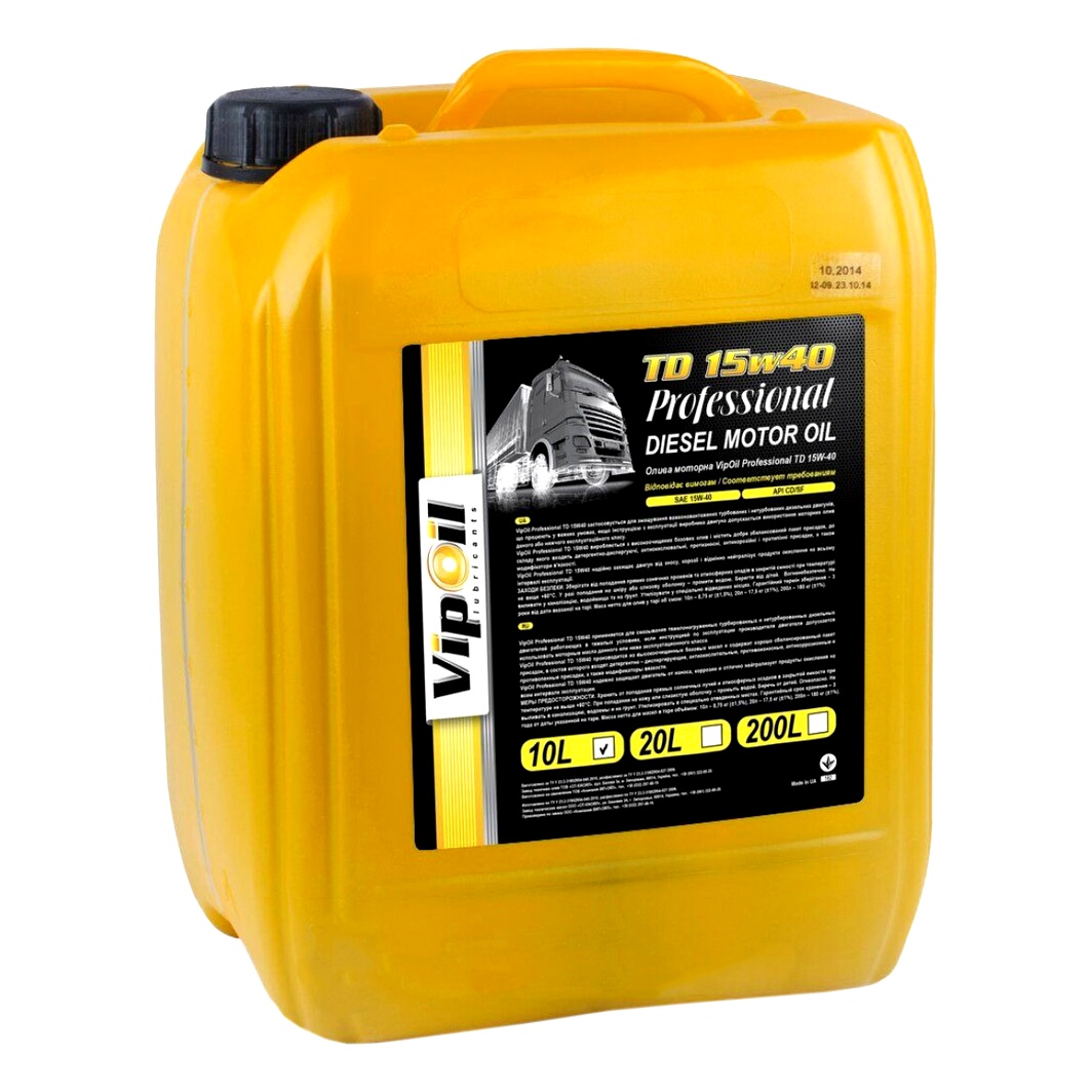 Моторна олива VIPOIL Classic TDI 15W-40 20 л (201652) - zapix