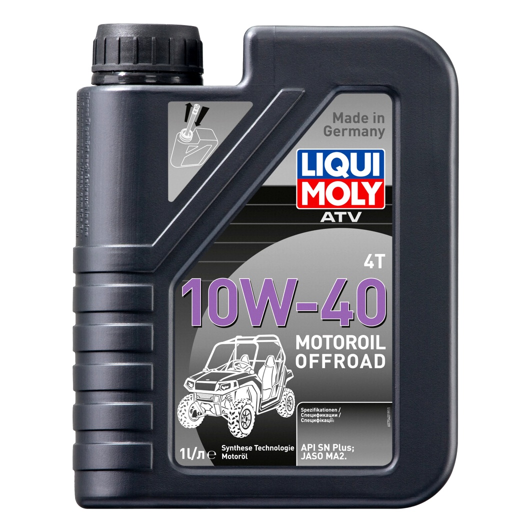 Моторное масло LIQUI MOLY ATV Offroad 4T 10W-40 полусинтетическое 1 л 7540 - zapix