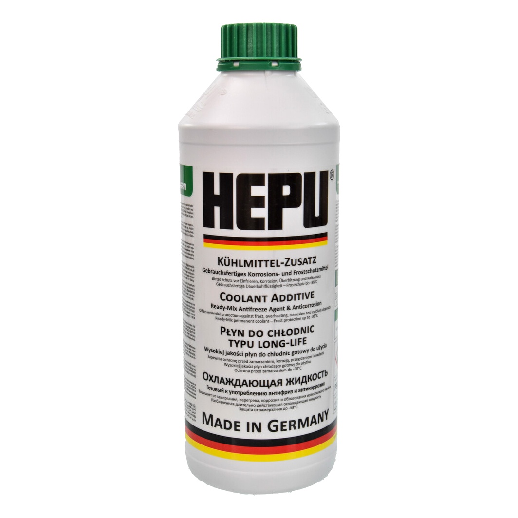Готовий антифриз HEPU P900-RM11 зелений G11 -38 °C 1.5 л (P900RM11GRN) - zapix