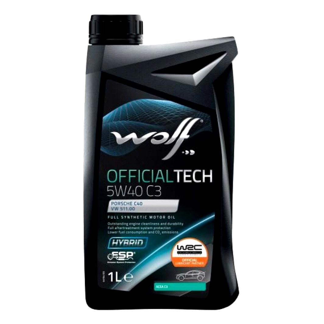 Моторное масло WOLF Officialtech C3 5W-40 1 л (8333279) - zapix