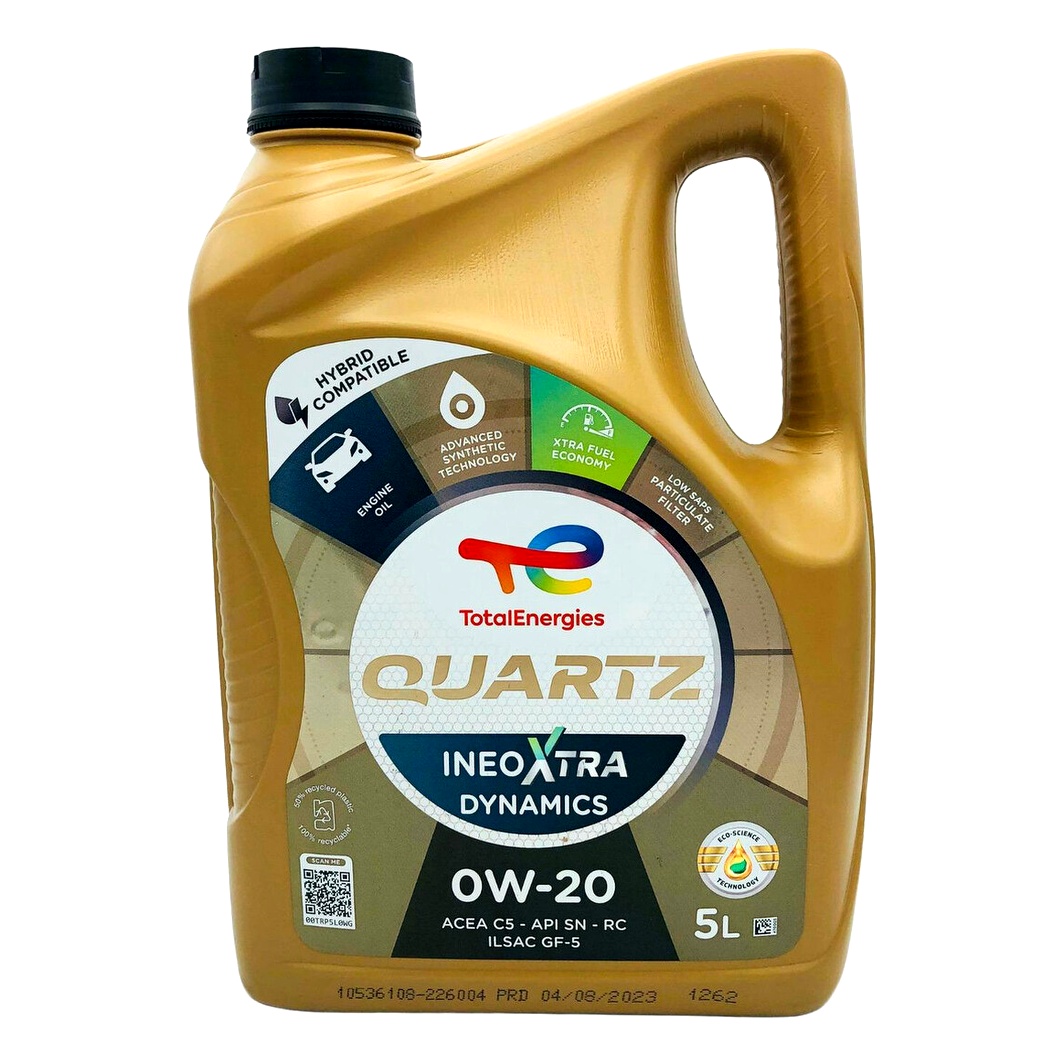 Моторна олива TOTAL Quartz Ineo Xtra Dynamics 0W-20 5 л (226004) - zapix