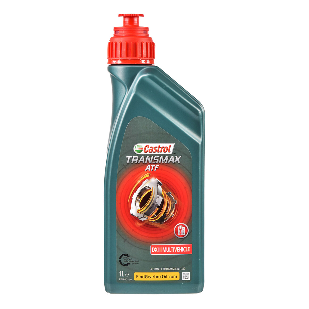 Трансмісійна олива CASTROL Transmax ATF DX III Multivehicle 1 л EBTRAD3M12X1L - zapix