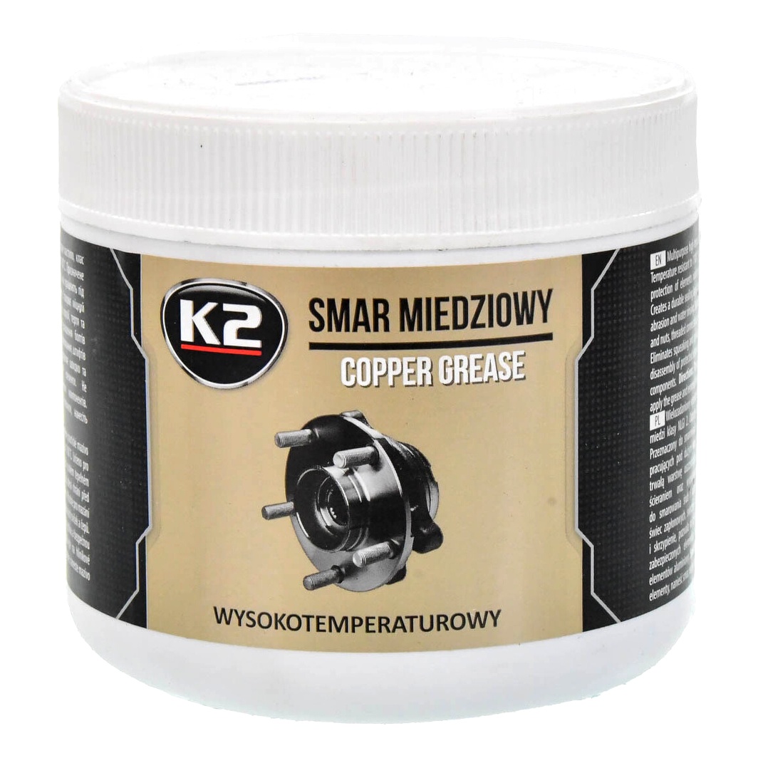 Смазка медная K2 Copper Grease для нарезных соединений 500 мл (W123) - zapix