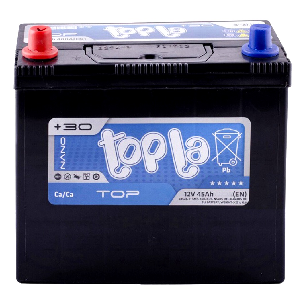Акумулятор TOPLA Top JIS 12V 45Ah 360A L+ 118945 - zapix