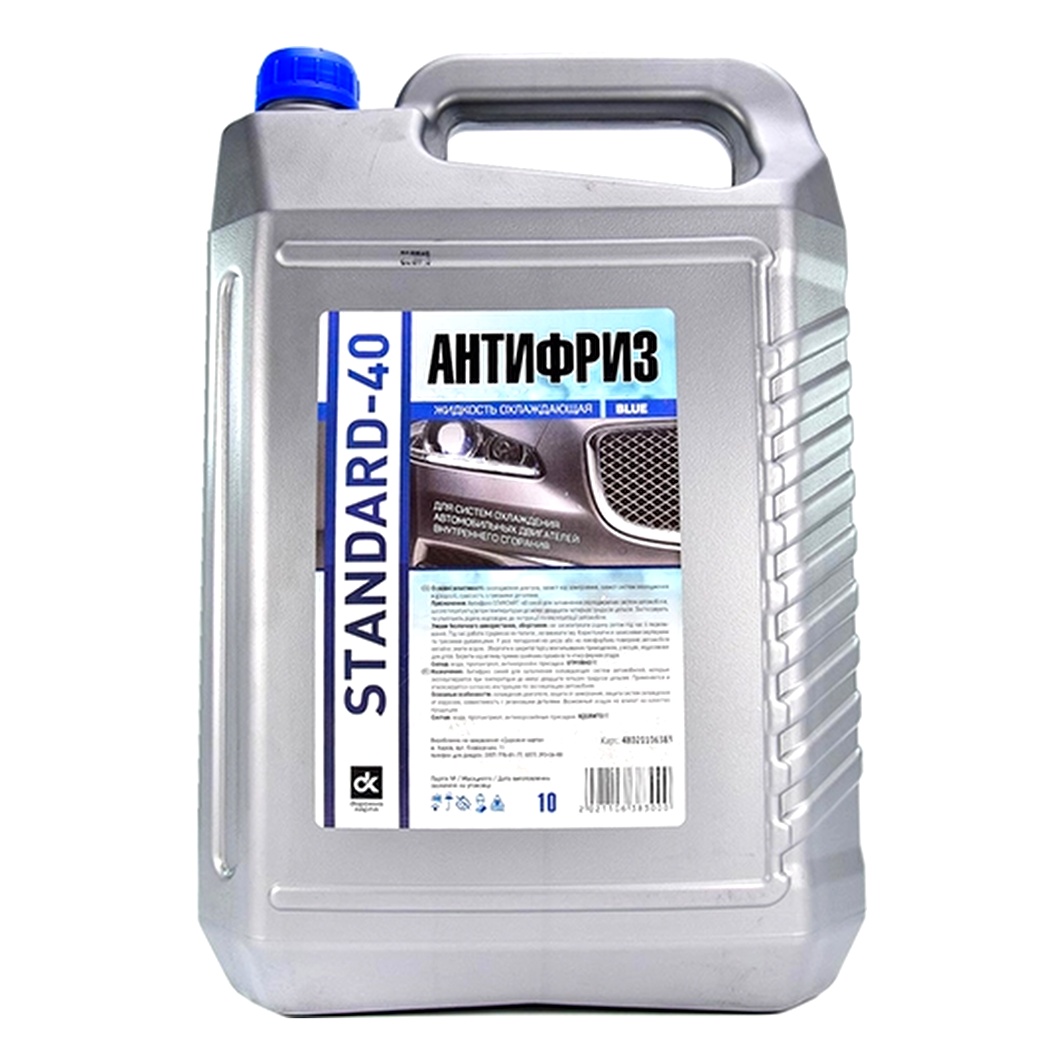 Готовий антифриз ДОРОЖНЯ КАРТА Standard синій -24 °C 10 л (48021106383) - zapix
