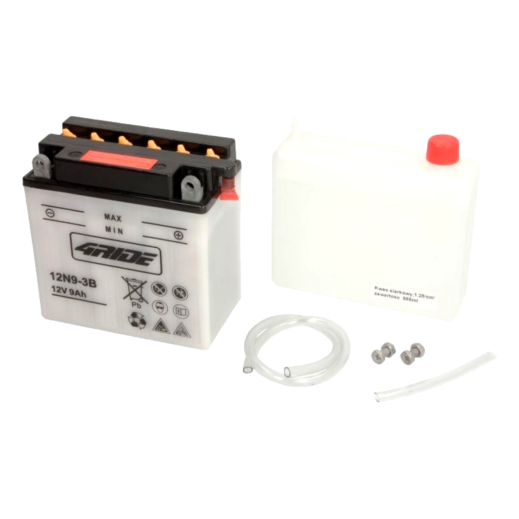 Акумулятор 4RIDE 12V 9Ah 85A R+ 12N93B - zapix