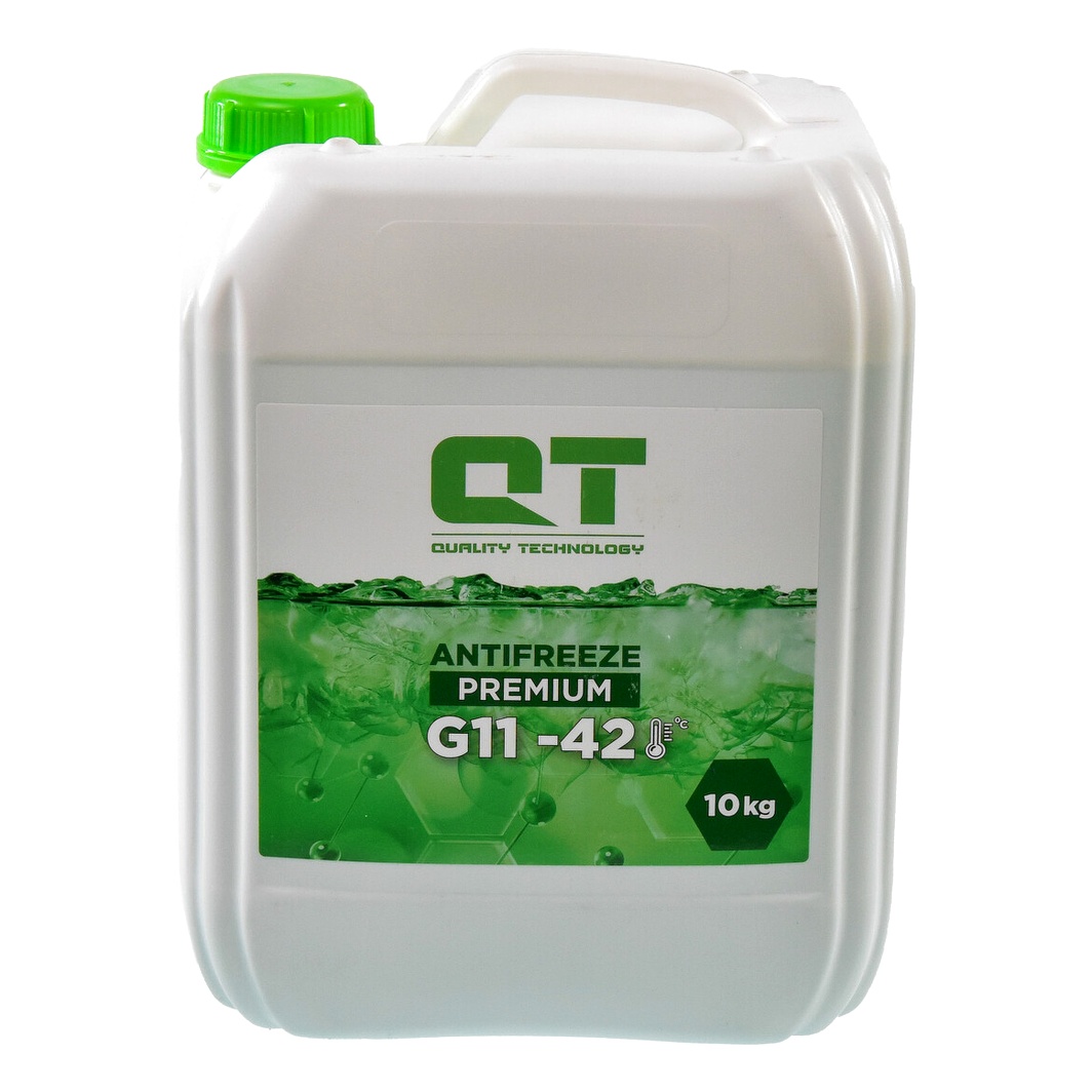 Готовий антифриз QT Premium зелений G11 -42 °C 10 л (QT5124210) - zapix