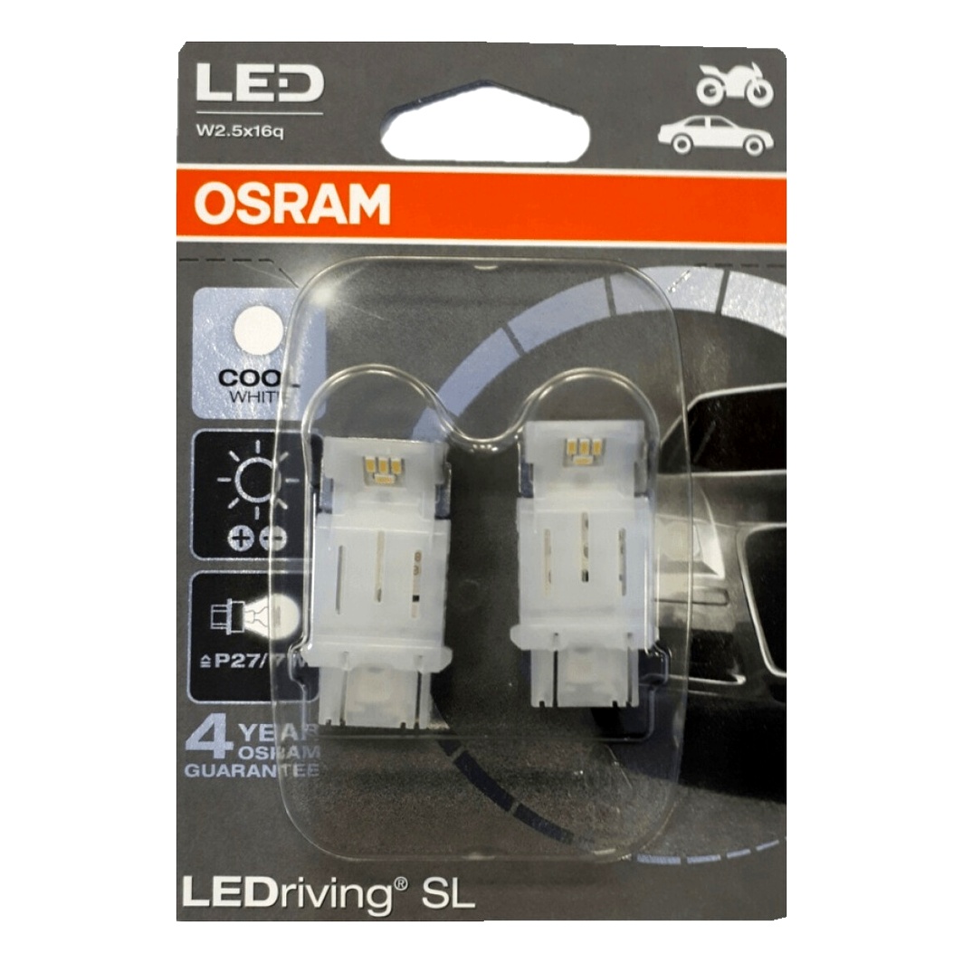 Автолампа LED (світлодіодна) OSRAM LEDriving Standard P27/7W W2.5x16q 1.7W 12V 3548CW02B - zapix