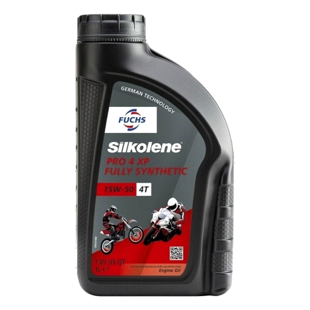 Моторное масло FUCHS Silkolene Pro 4 XP 4T 15W-50 синтетическое 1 л 602011732 - zapix