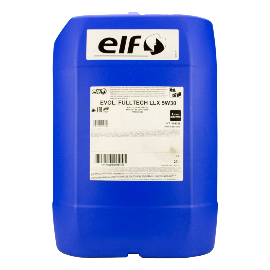 Моторна олива ELF Evolution Full-Tech LLX 5W-30 20 л (194786) - zapix
