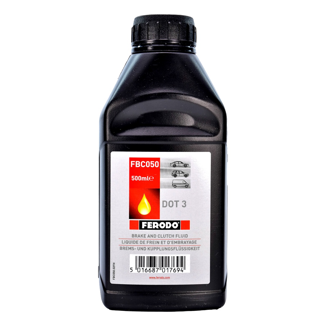Гальмівна рідина FERODO DOT 3 Synthetic пластик 0.5 л FBC050 - zapix