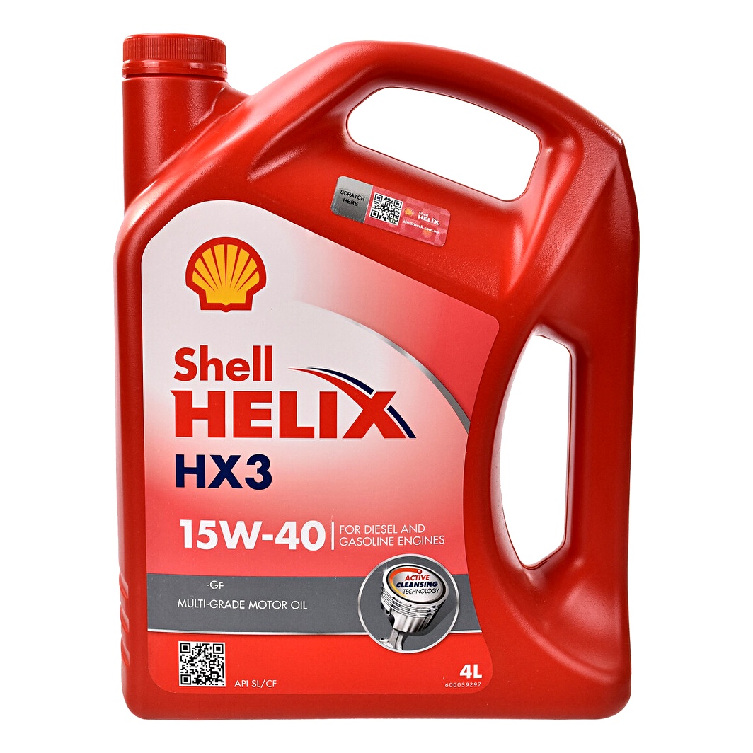 Моторна олива SHELL Helix HX3 15W-40 4 л (550039926) - zapix
